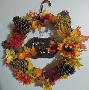 Handmade Fall door wreath